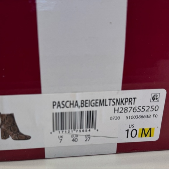 Circus by Sam Edelman Snakeskin Heeled Boots - Picture 3 of 7